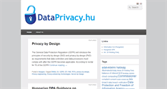 Desktop Screenshot of dataprivacy.hu