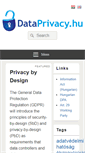 Mobile Screenshot of dataprivacy.hu